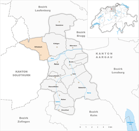 Karte von Erlinsbach