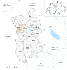 Karte von Grossdietwil