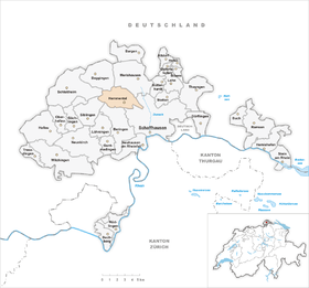 Karte von Hemmental