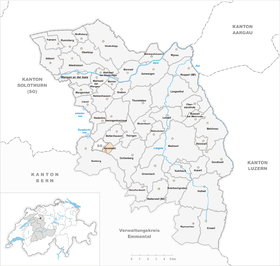 Karte von Hermiswil