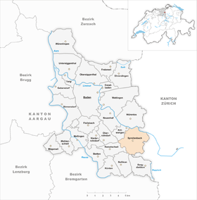 Karte von Spreitenbach