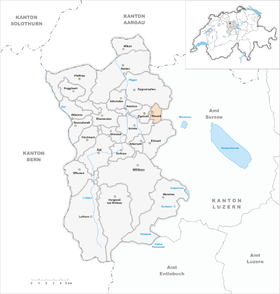 Karte von Wauwil