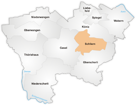 Karte von Schliern