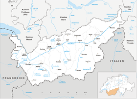 Karte des Kantons