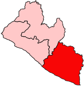 Karte Bistum Cape Palmas