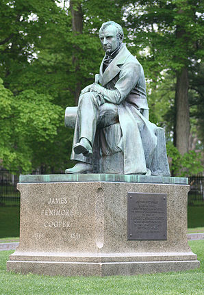 James Fenimore Cooper Statue in Cooperstown