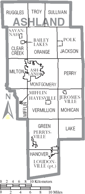 Map of Ashland County Ohio With Municipal and Township Labels.PNG