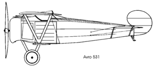 Seitenriß Avro 531