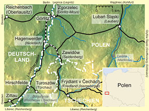 Strecke der Bahnstrecke Görlitz–Seidenberg
