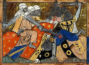 Spätere Darstellung der Schlacht von 1337