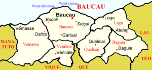 Baguia im Südosten des Distrikts Baucau
