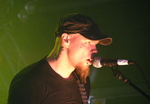 Sänger Tuomas Saukkonen beim Tuska 2008