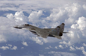 MiG-29 der deutschen Luftwaffe über dem Golf von Mexiko