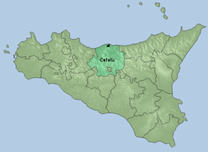 Karte Bistum Cefalù