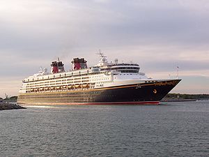 Die Disney Magic verlässt Port Canaveral