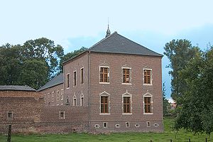 Haus Blumenthal, im Vordergrund der Saalbau von 1658