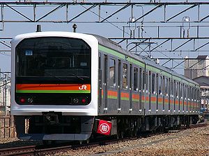 Zug der Hachikō-Linie