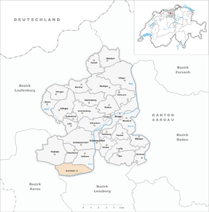 Karte von Auenstein