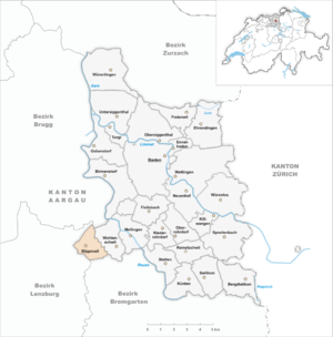 Karte von Mägenwil