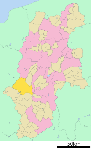 Lage Kisos in der Präfektur