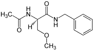 Struktur von Lacosamid