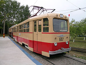 Museumstriebwagen LM-49 Nr. 687 in Nischni Nowgorod