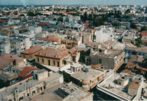 Blick über die Altstadt von Nikosia