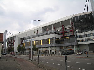 Das Phlips-Stadion an der Frederiklaan