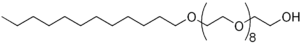 Strukturformel von Polidocanol