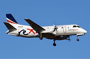 Saab 340 der Regional Express Airlines.