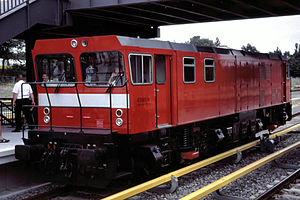 Gmeinder E/DE als 478 601-8 der S-Bahn Berlin am Bahnhof Olympiastadion