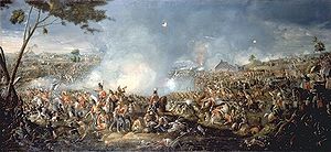 „Schlacht von Waterloo“Gemälde von William Sadler (1782–1839)