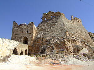 Eingangskomplex der Zitadelle von Schaizar (2007), einer der besterhaltendsten Teile