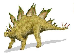 Lebendrekonstruktion von Stegosaurus