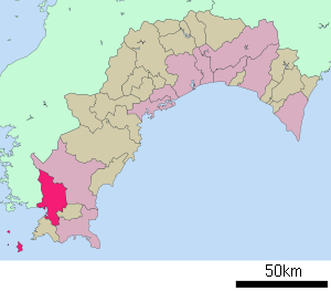 Lage Sukumos in der Präfektur