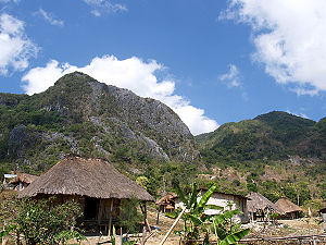 Dorf nahe dem Monte Mundo Perdido