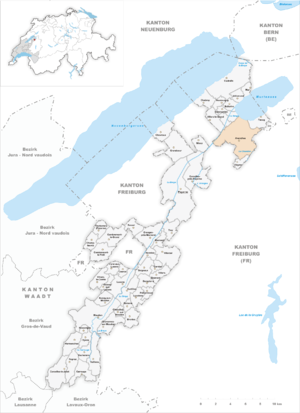 Karte von Avenches