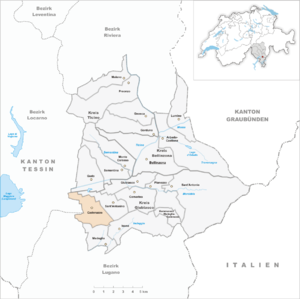 Karte von Cadenazzo
