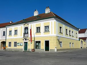 Das Gemeindeamt von Enzersdorf an der Fischa