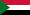 Die Nationalflagge von Sudan