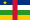 Die Nationalflagge der Zentralafrikanischen Republik