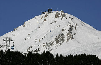 Blick zum Weisshorn vom Obersee aus