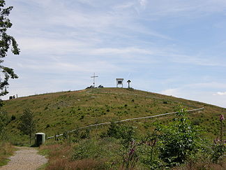Blick auf den westlichen Gipfel des Clemensbergs