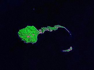 Satellitenbild der Corregidor-Caldera