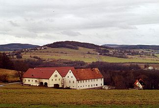 Blick von Nordosten auf den Cottaer Spitzberg