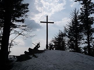 Gipfelkreuz auf dem Knogl