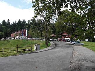 Gasthof Gottschalkenberg kurz vor der Passhöhe