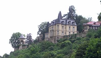 Haardter Schloss am Osthang