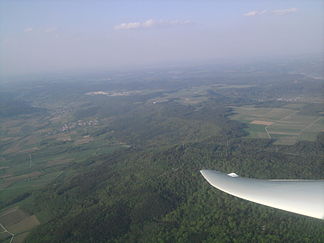 Luftaufnahme Lange Meile von Südwesten