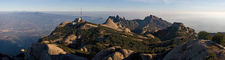Panoramablick auf den Montserrat